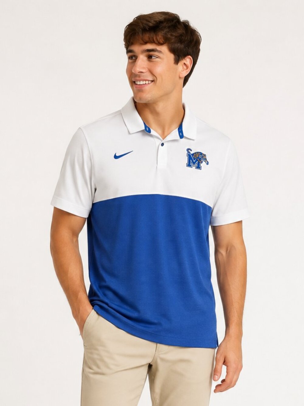 Nike Memphis Tigers Dri-FIT Polo Men’s Large